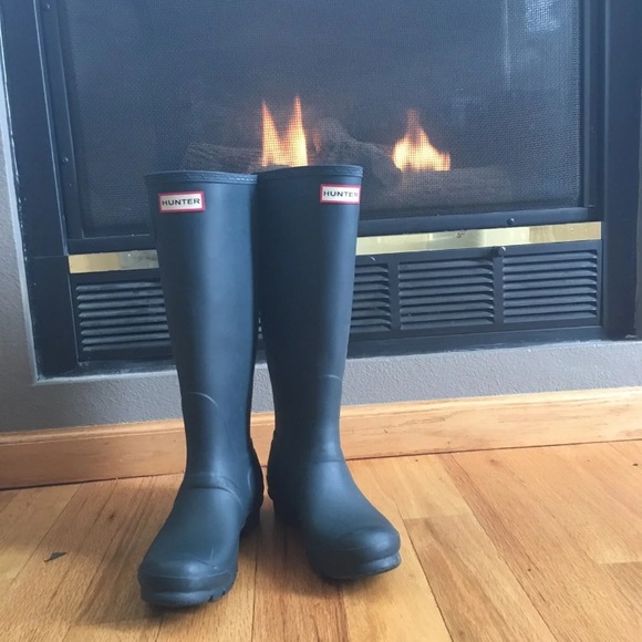 Hunter boots-Navy - Picture 2 of 5